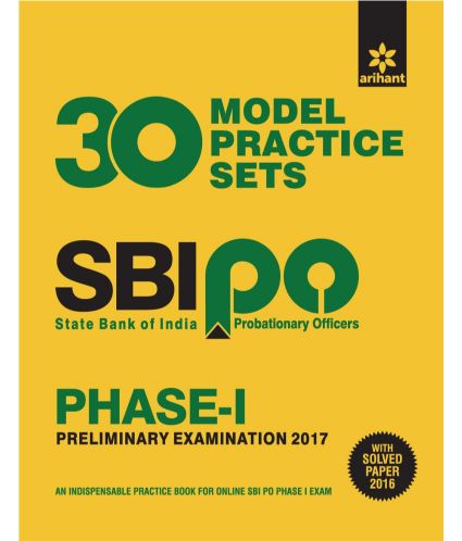 Arihant SBI PO Phase I 30 Model Practice Sets